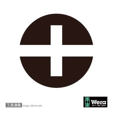 Wera 162 iS PH/S 絶縁スリム軸プラス(-)ドライバー PH/S2 軸長100mmの画像
