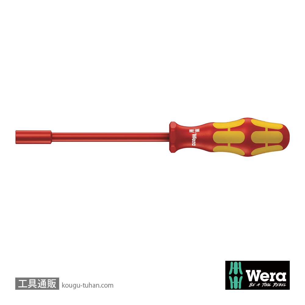 Wera 190 i 絶縁ナットドライバー 9.0mm 軸長125mmの画像