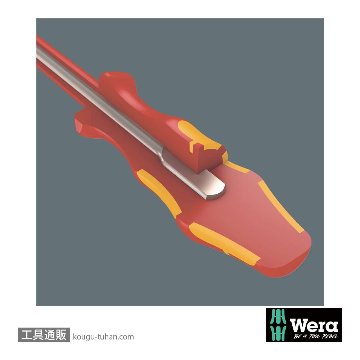 Wera 160 i/168 i/7 ラック付き絶縁ドライバーセット6本組(+,-,四角)の画像