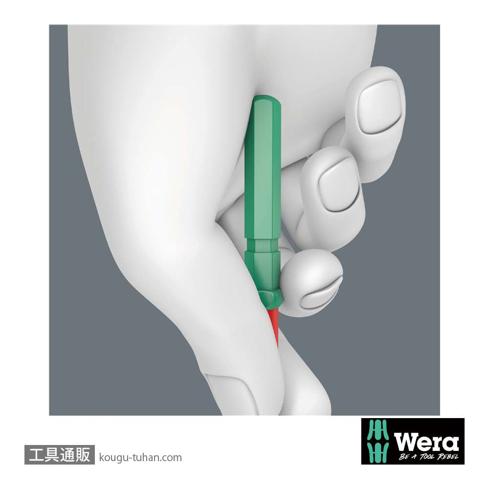 Wera Kompakt VDE ステンレス8 絶縁差し替えドライバーセットの画像