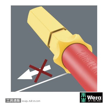 Wera Kompakt VDE 7 絶縁スリム軸ドライバーセット6本組(+,-,PZ,TX)の画像
