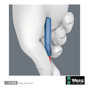 Wera 64 i 絶縁六角ブレード 4.0mm L157mmの画像