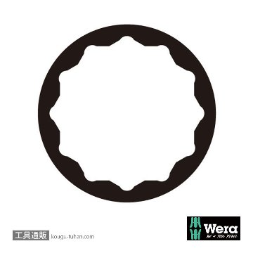 Wera 8760 B VDE サイクロップ 3/8SQ絶縁スプラインビットソケット M10の画像