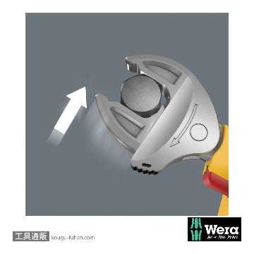 Wera 6004 Joker 絶縁自動調整式モンキーラチェットレンチ L 16-19mmの画像