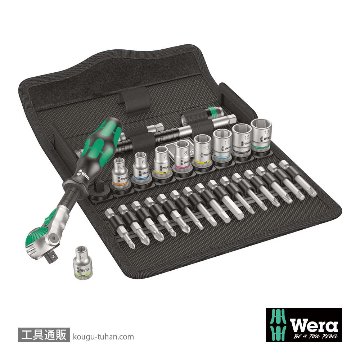Wera 8100 SA 6 サイクロップスピードラチェット1/4SQセットの画像