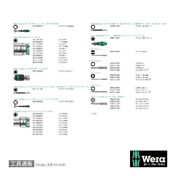 Wera 8100 SA/SC 2 サイクロップスピードラチェット1/4SQ,1/2SQセット(43点,メタルケース)の画像