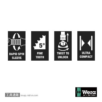 Wera 8100 SB All-in サイクロップスピードラチェット3/8SQオールインセットの画像