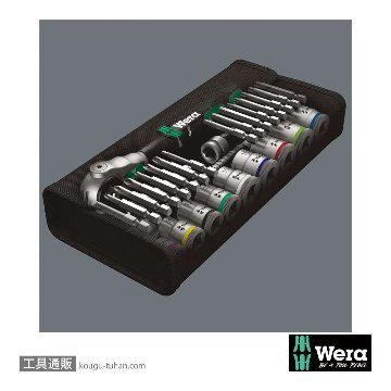 Wera 8100 SB 6 サイクロップスピードラチェット3/8SQセットの画像