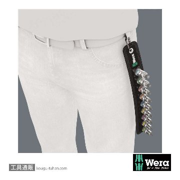 Wera B 3 サイクロップ3/8SQトルクスビットソケットセット(ベルト型ホルダ,ホールド仕様)の画像