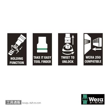 Wera B 3 サイクロップ3/8SQトルクスビットソケットセット(ベルト型ホルダ,ホールド仕様)の画像