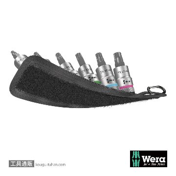 Wera C 3 サイクロップ1/2SQトルクスビットソケットセット(ベルト型ホルダ,ホールド仕様)の画像