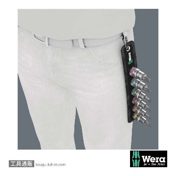 Wera C 3 サイクロップ1/2SQトルクスビットソケットセット(ベルト型ホルダ,ホールド仕様)の画像