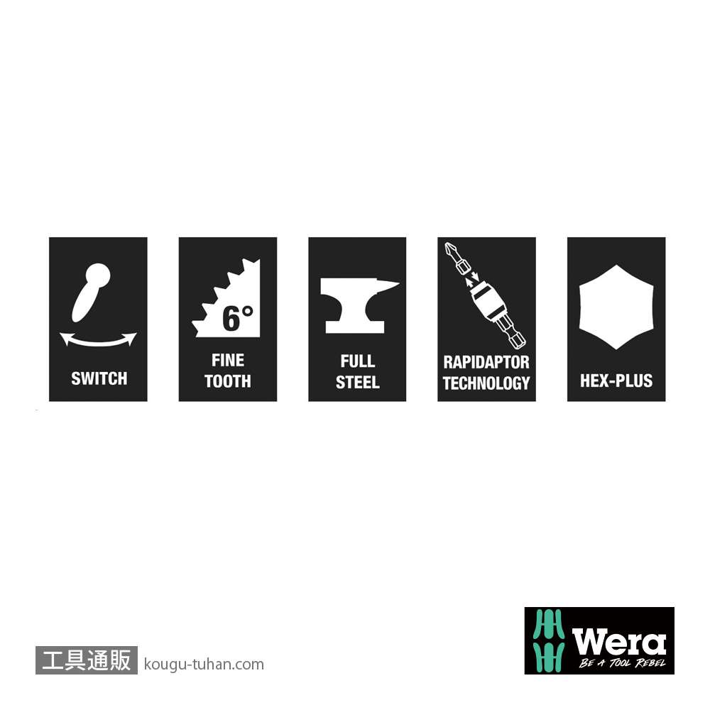Wera ビットチェック30 サイクロップミニ1 ビットセット30点の画像