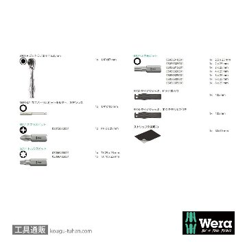 Wera 自転車セット1 自転車工具付きサイクロップミニ1セットの画像