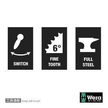 Wera 8001 A サイクロップミニ1 6.35mmビットラチェットの画像