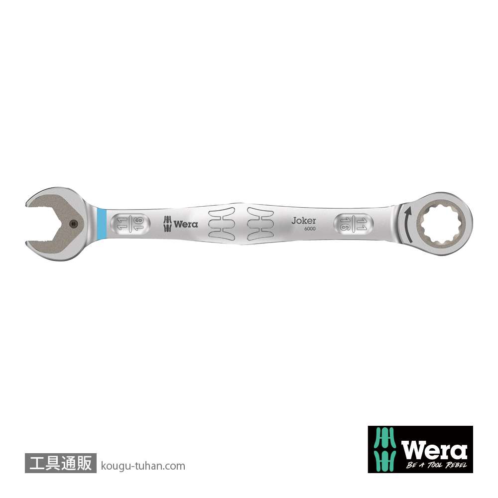 Wera 6000 Joker ラチェット片口スパナ(インチ) 11/16インチの画像