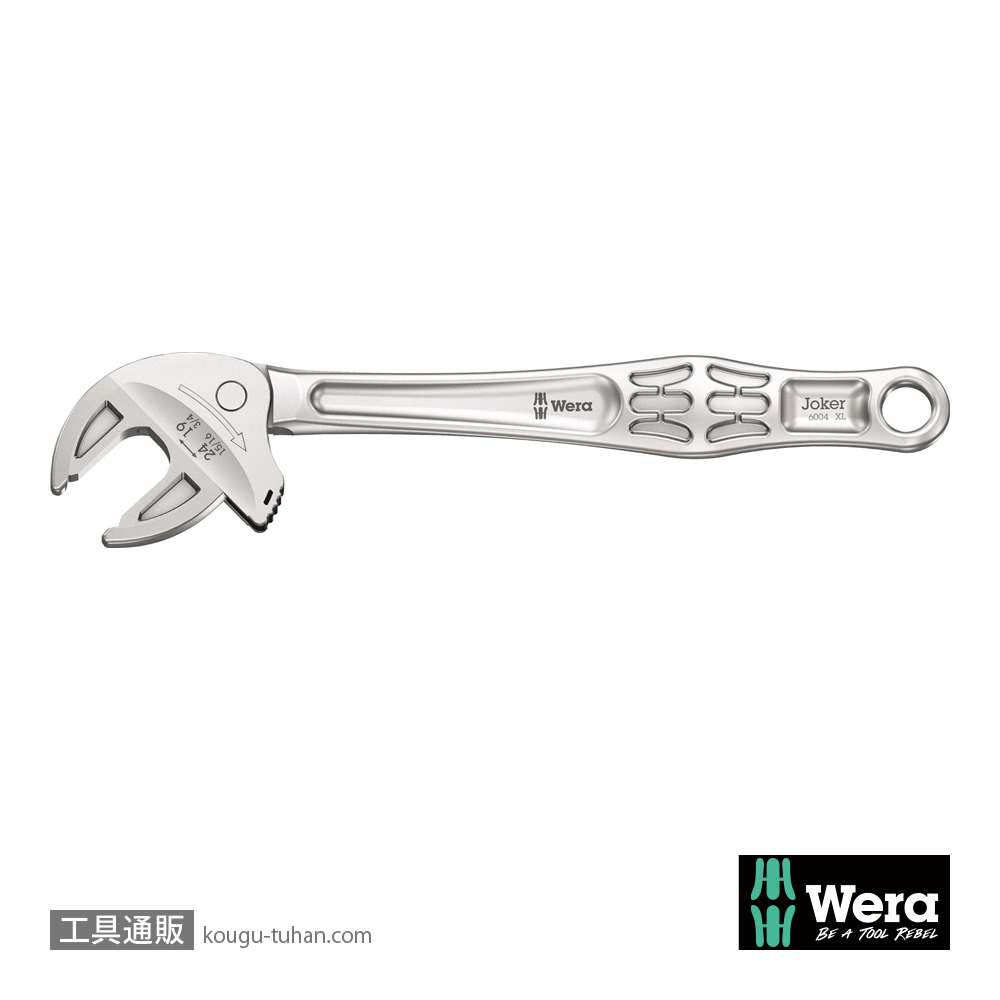 Wera 6004 Joker 自動調整ラチェットモンキーレンチ XL 19-24mmの画像