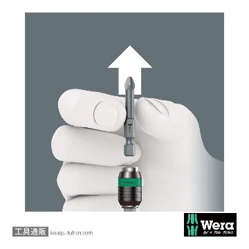 Wera Kompakt 400 RA 1 ラチェットT型ドライバセット(RapidAdaptor)(+,-,PZ,TXB0,Hex,ポーチ付き)の画像