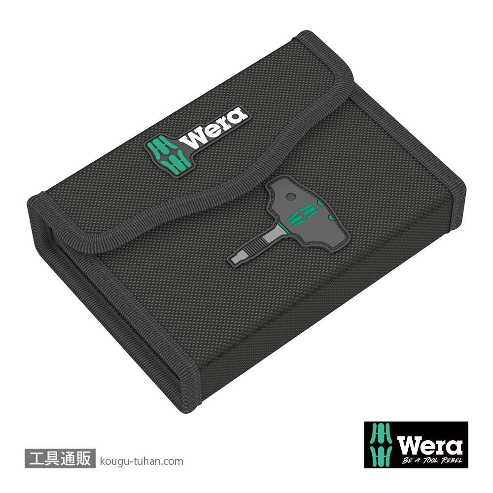 Wera Kompakt 400 RA 2 ラチェットT型1/4SQレンチセット(7点,ポーチ付き)の画像