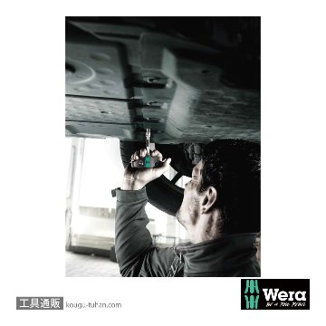 Wera Kompakt 400 RA 2 ラチェットT型1/4SQレンチセット(7点,ポーチ付き)の画像