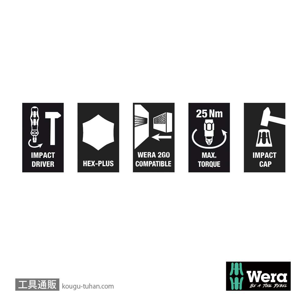 Wera Kompakt 900 インパクトドライバーセットの画像