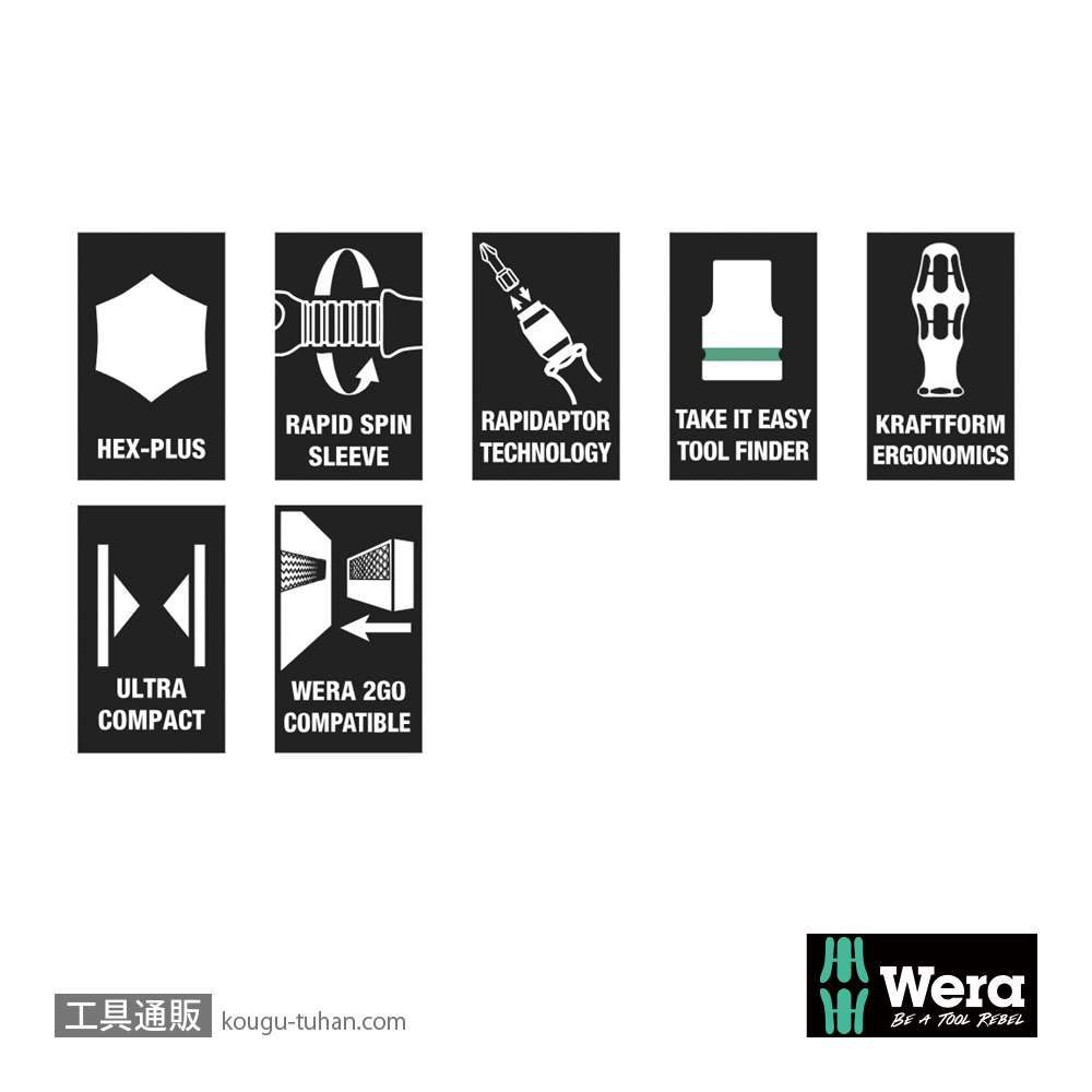 Wera コンパクトH1(木工向け)の画像