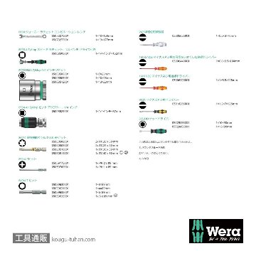 Wera コンパクトSH1 配管用の画像