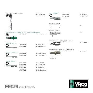 Wera 9532 自転車用工具セットの画像