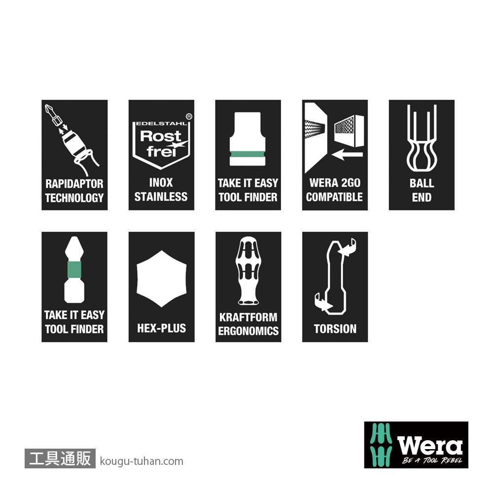 Wera 9100 ギター工具セットの画像