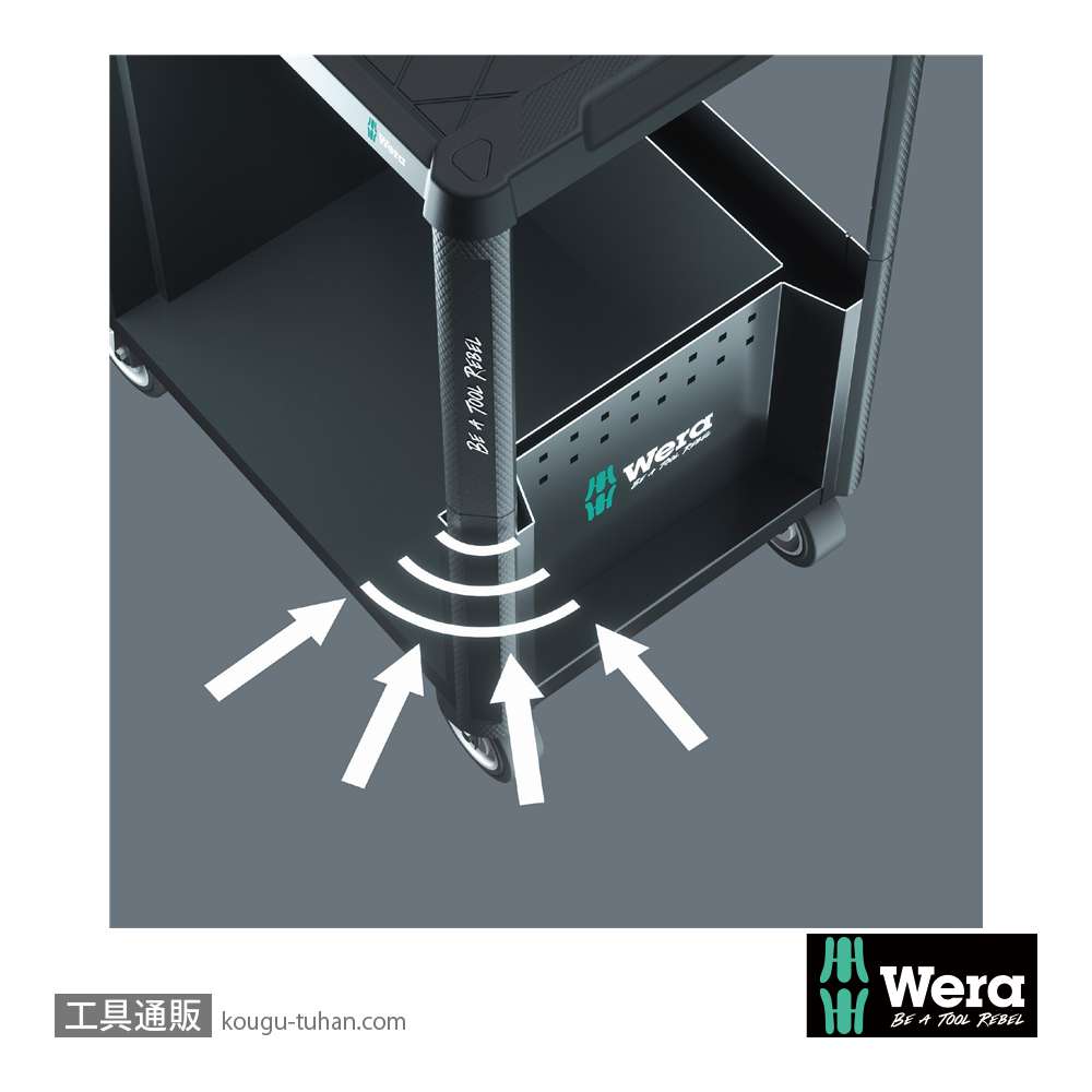 Wera 9700 ツールトロリー工具セットの画像