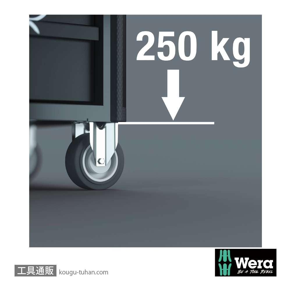 Wera 9700 ツールトロリー工具セットの画像