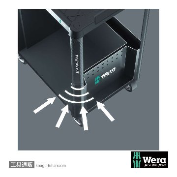 Wera 9700 ツールトロリー工具セットの画像