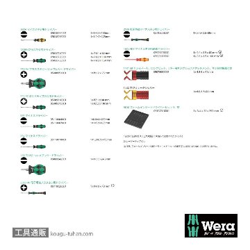 Wera 9710 フォーム ドライバーセットの画像