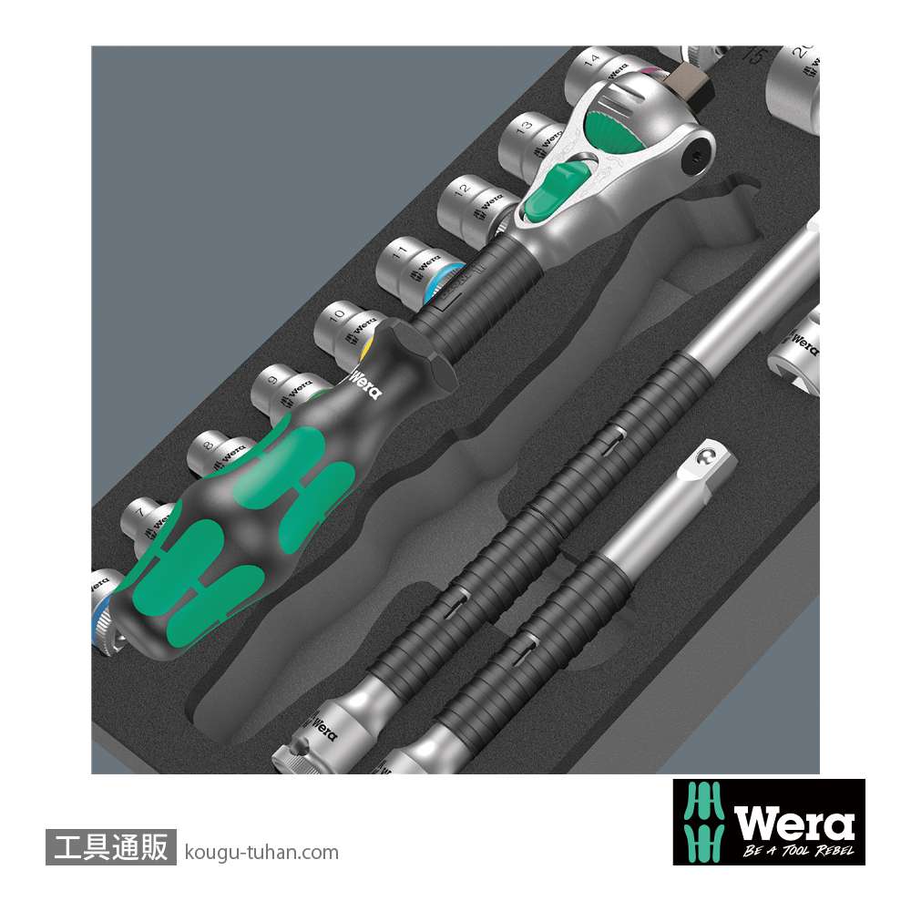 Wera 9721 フォーム 3/8SQラチェットレンチセットの画像