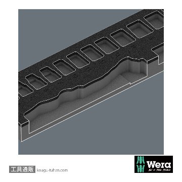 Wera 9721 フォーム 3/8SQラチェットレンチセットの画像