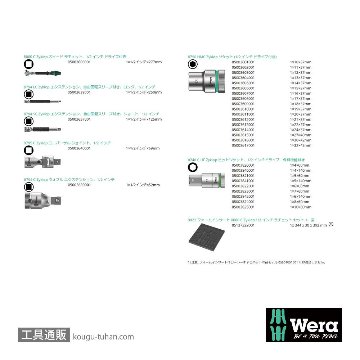 Wera 9722 フォーム 1/2SQラチェットレンチセットの画像