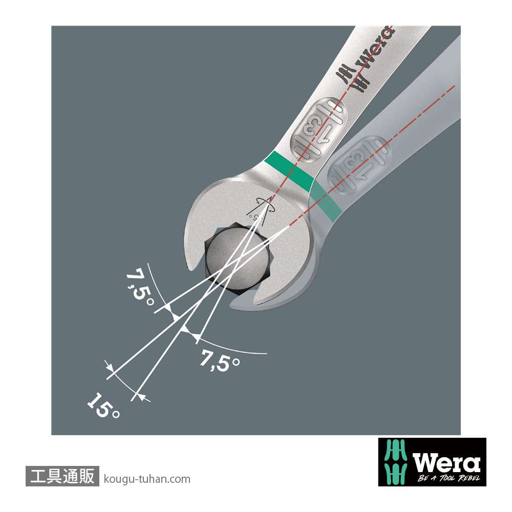 Wera 9731 フォーム Joker 6003 スパナセットの画像