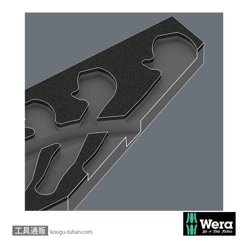 Wera 9732 フォーム Joker 6004 自動調整ラチェットモンキーセットの画像