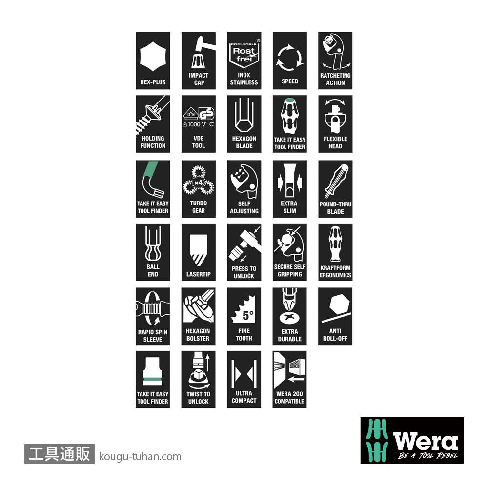 Wera Wera 2go E1 電気技師用工具セットの画像