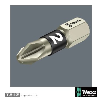 Wera 3855/1 TS ステンレスポジビット PZ1 L25mmの画像
