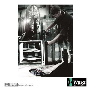 Wera 800/1 BDC バイトーションマイナスビット(ダイヤコート) 0.8x5.5mm L25mmの画像