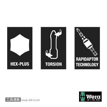 Wera ビットチェック30 汎用ビットセット(30点)の画像