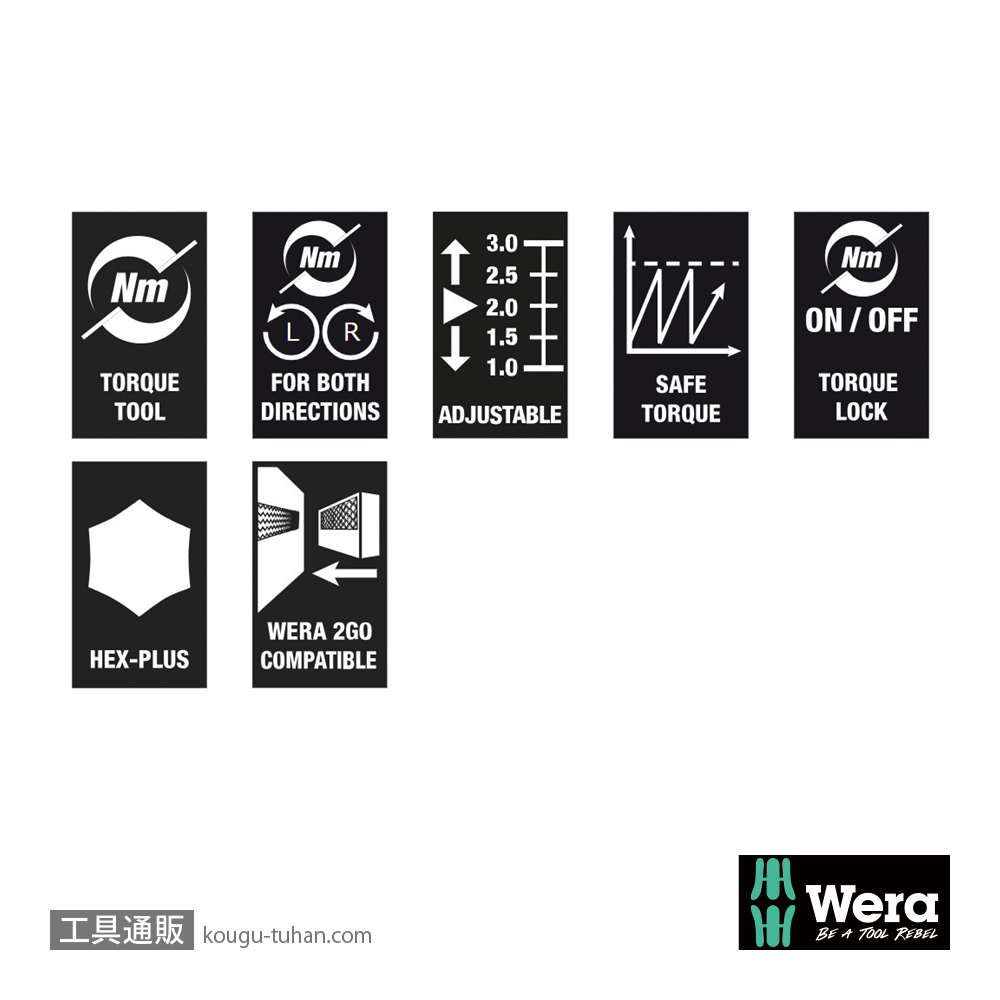 Wera 7510/14 SafeTorque トルクドライバー(1-3Nm)セットの画像