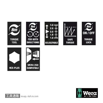 Wera 7510/14 SafeTorque トルクドライバー(1-3Nm)セットの画像