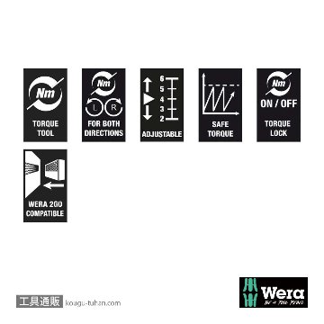 Wera 7515/16 SafeTorque トルクドライバー(2-6Nm)セットの画像