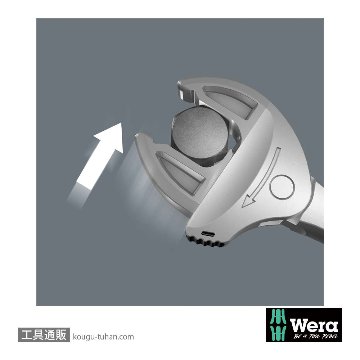 Wera 7880 Joker トルクレンチ(□14x18mm)用調整機能付きスパナ 16-19mmの画像