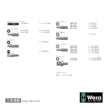 Wera 2090/17 インパクトドライバーセット(17点)の画像