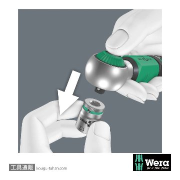Wera 空転式トルクレンチ 1/4SQ ソケット 2-12Nmの画像