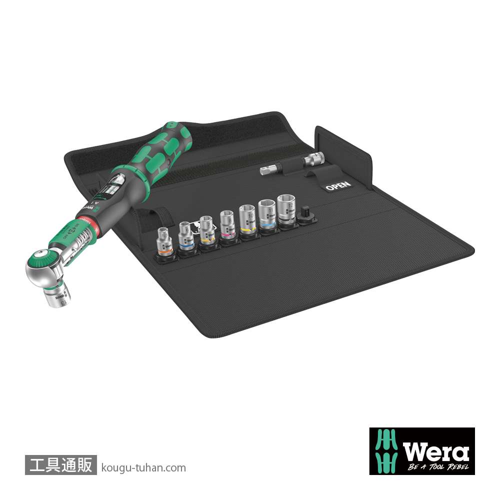 Wera 空転式トルクレンチ 1/4SQ ソケット セット品 2-12Nmの画像