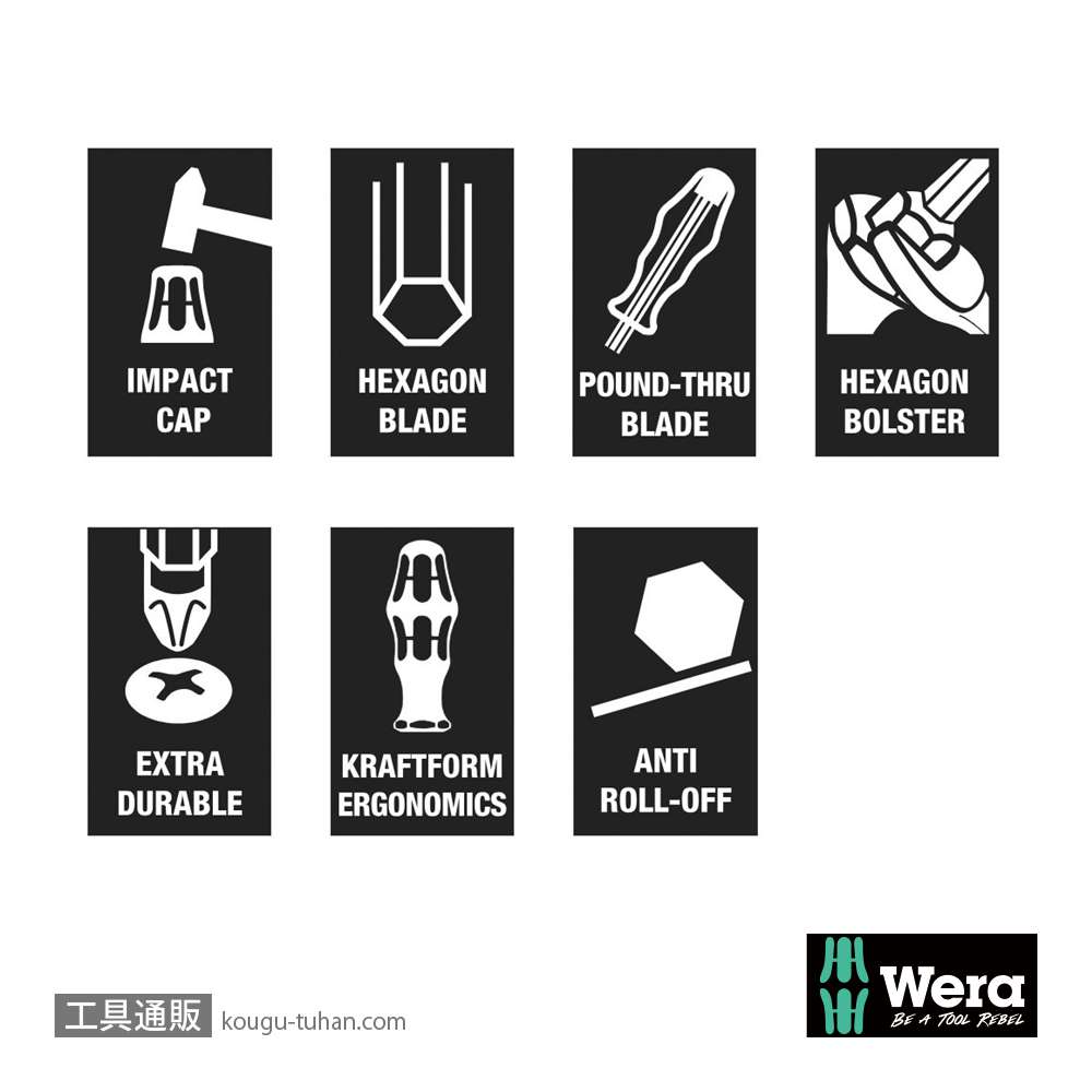 Wera 900 貫通ドライバーセット 13本組の画像